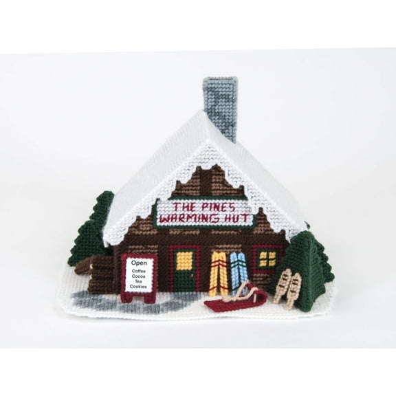 Mary Maxim Warming Hut Plastic Canvas Kit