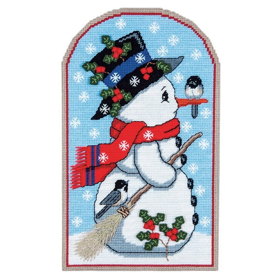 Mary Maxim What 'Cha Doing Plastic Canvas Wall Hanging