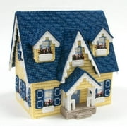Mary Maxim Yellow Cape Cod House Plastic Canvas Kit
