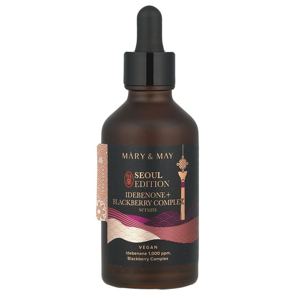 Mary & May Seoul Edition, Idebenone + Blackberry Complex Serum, 2.7 fl oz (80 ml)
