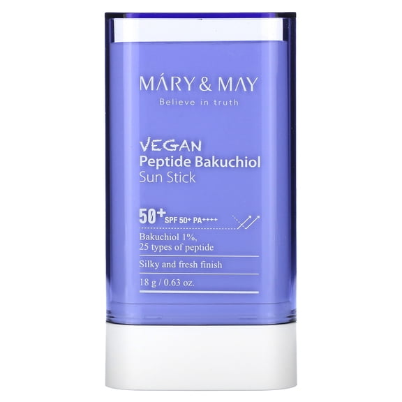 Mary&May Vegan Peptide Bakuchiol Sun Stick SPF50+ PA+ - 0.63 oz