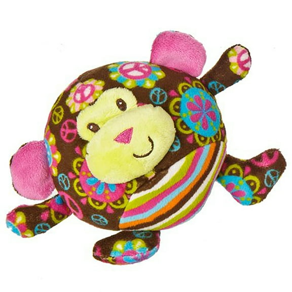 Mary Meyer Print Pizzazz Hugaroo 5.5" Peace Monkey Plush