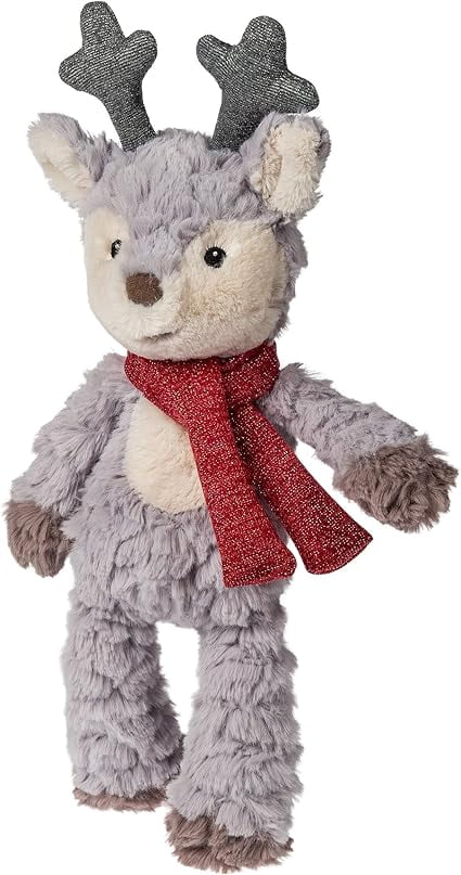 Mary Meyer Stuffed Animal Putty Collection Soft Toy, 9-Inches, Glitters Reindeer