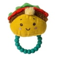thumbnail image 1 of Mary Meyer Sweet Soothie Soft Baby Rattle with Teether Ring, Taco, 1 of 3