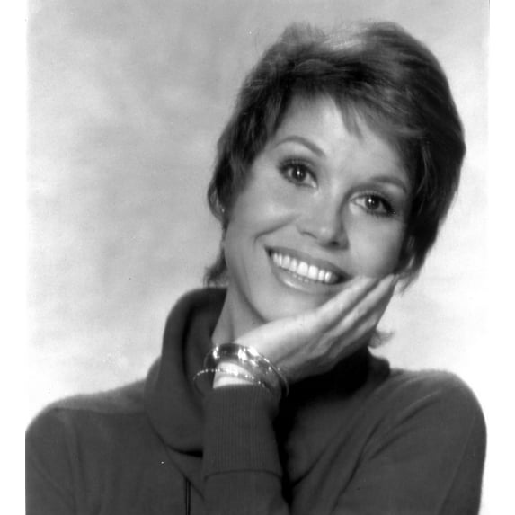 Mary Moore smiling in Black Sweater Photo Print (24 x 30)