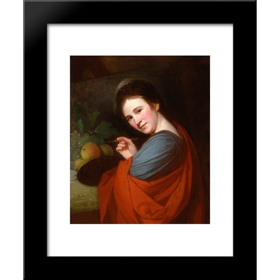 Mary Moser 20x24 Framed Art Print by George Romney