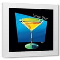 thumbnail image 1 of Mary Naylor 20x20 White Modern Wood Framed Wall Art Titled - Lemon Drop, 1 of 5