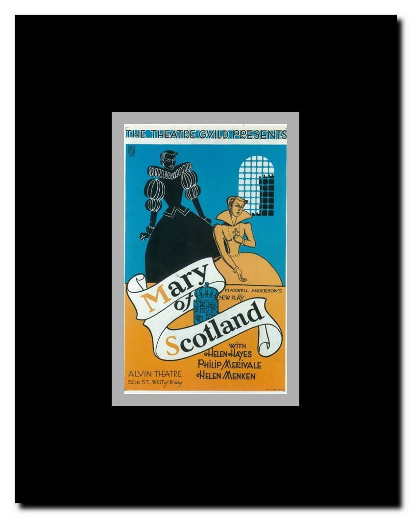 Mary Of Scotland (Broadway) Framed Movie Poster