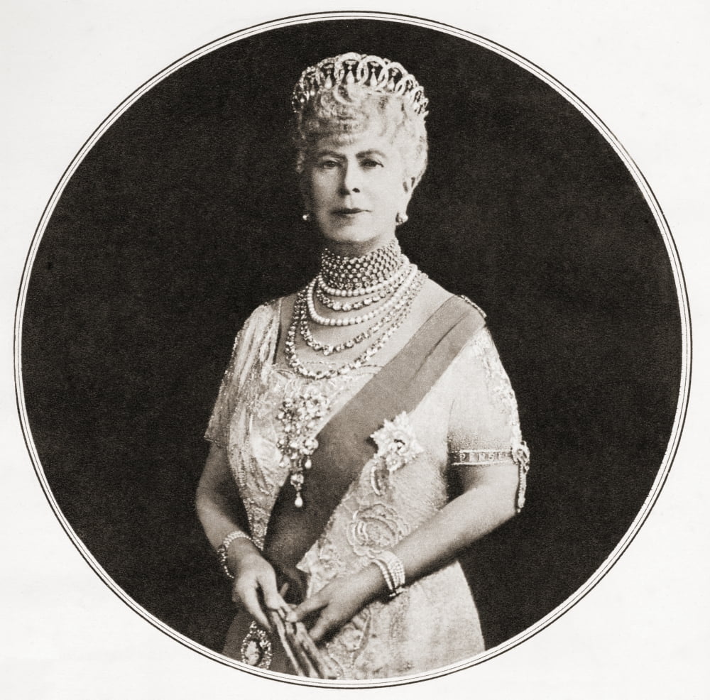 Mary Of Teck Victoria Mary Augusta Louise Olga Pauline Claudine Agnes 1867 Canvas Art - Ken Welsh Design Pics (24 x 24)