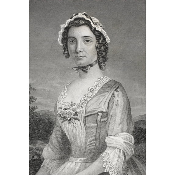 Mary Philipse 1730 - 1825. First Love Of George Washington. From The Book