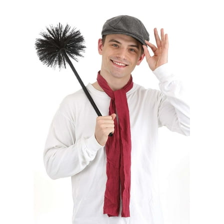 Mary Poppins Bert Hat, Scarf & Brush Kit