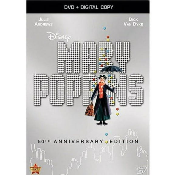 Mary Poppins (DVD + Digital Code) 50th Anniversary Edition Disney, Comedy, FamilY Oriented