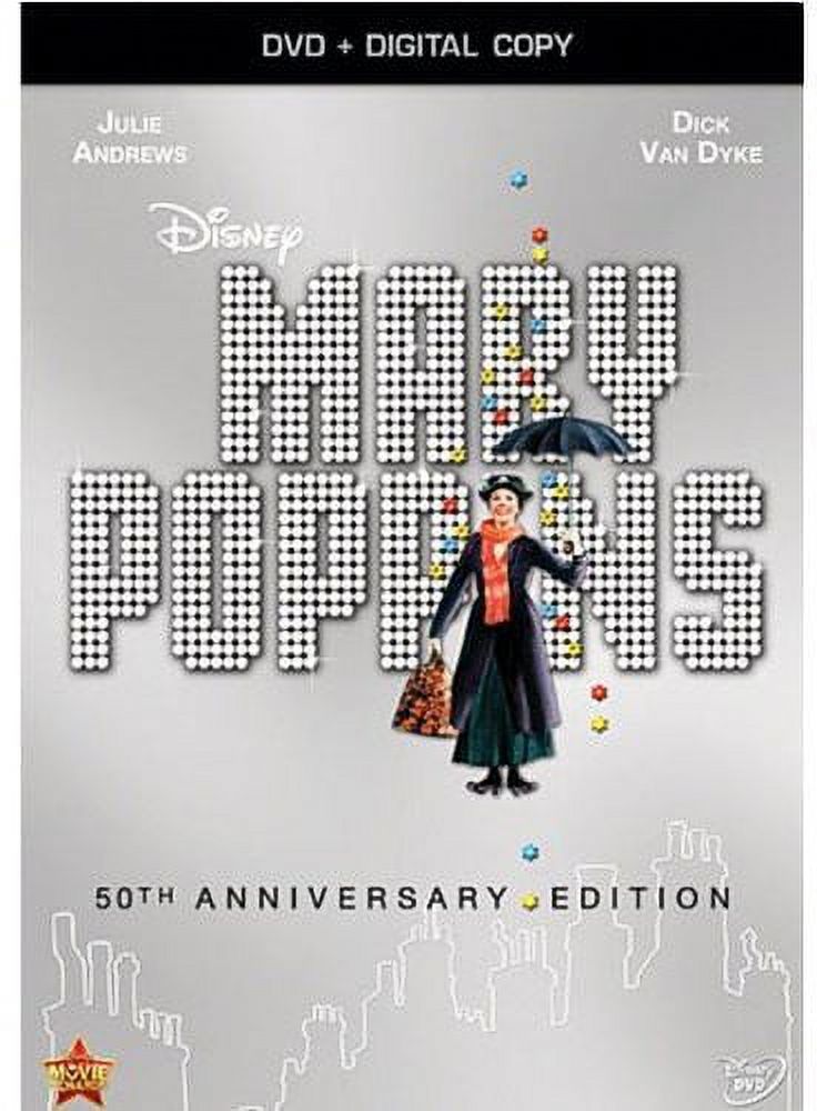 Mary Poppins (DVD + Digital Code) 50th Anniversary Edition - image 1 of 5