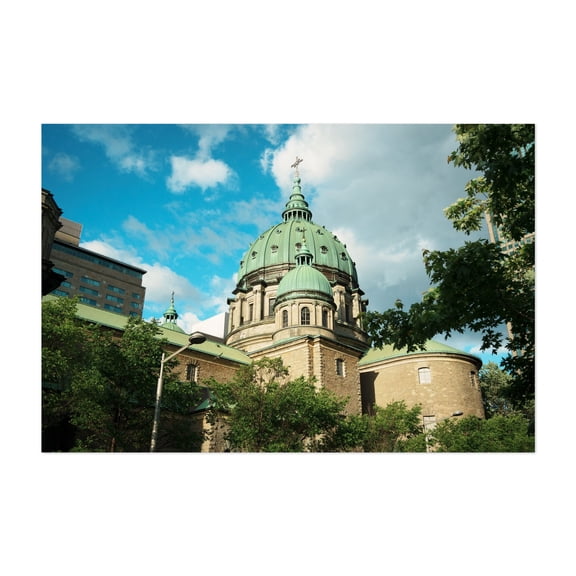 Mary, Queen of the World Cathedral - Montréal Québec Canada Photography Unframed Wall Art Print 20 x 30 inches