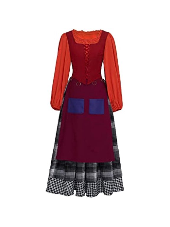 Mary Sanderson Costume - Women's Vintage Witch Dress