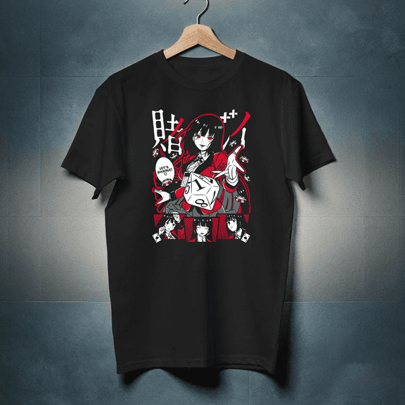 Mary Saotome Kakegurui T-shirt Harajuku Kawaii Clothing Vaporwave Shirt All Size