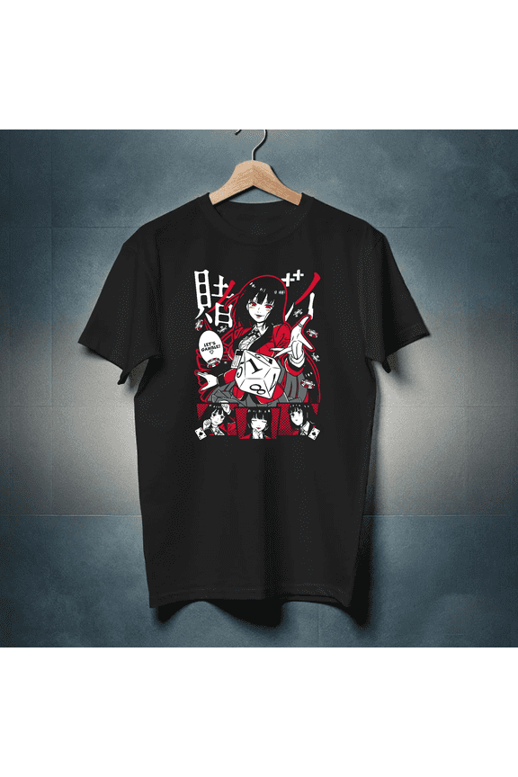 Mary Saotome Kakegurui T-shirt Harajuku Kawaii Clothing Vaporwave Shirt All Size