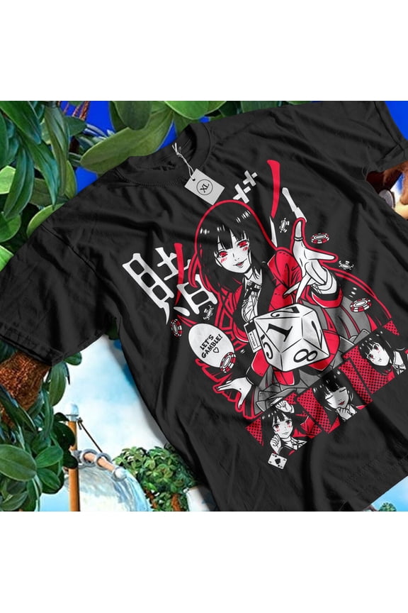 Mary Saotome Kakegurui T-shirt Harajuku Kawaii Clothing Vaporwave Shirt All Size