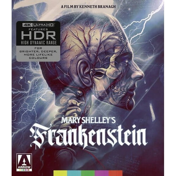 Mary Shelley's Frankenstein (4K Ultra HD), Arrow Video, Horror