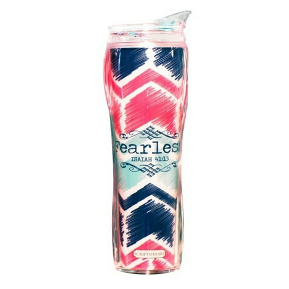 Mary Square Dual Walled 12oz Multicolor Tumbler - Fearless