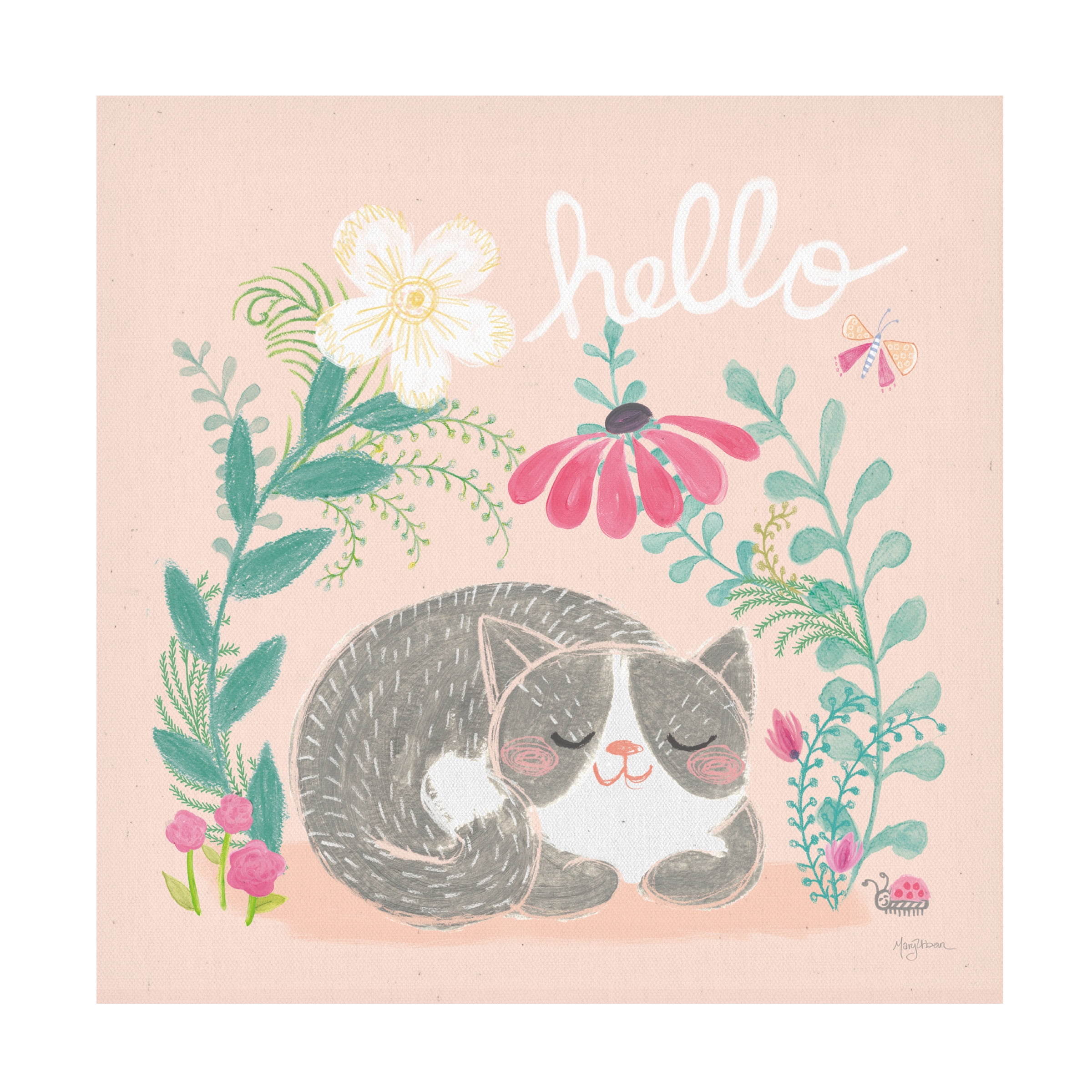 Mary Urban 'Garden Friends VI' Canvas Art