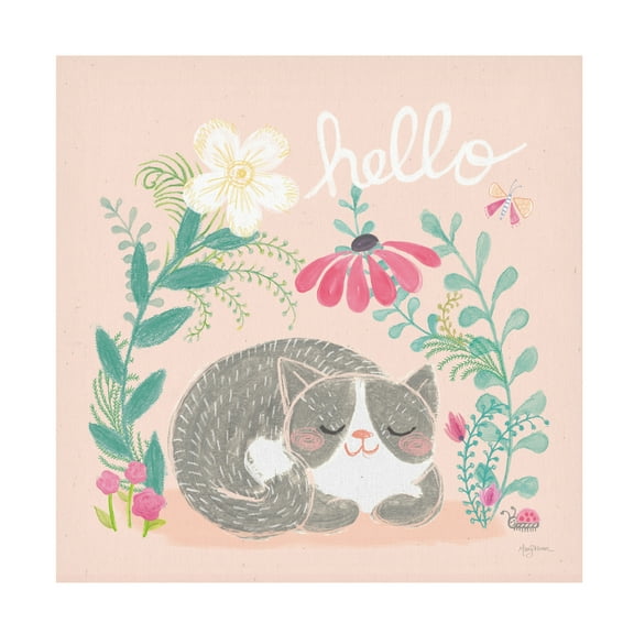 Mary Urban 'Garden Friends VI' Canvas Art