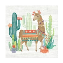 Mary Urban 'Lovely Llamas III' Canvas Art