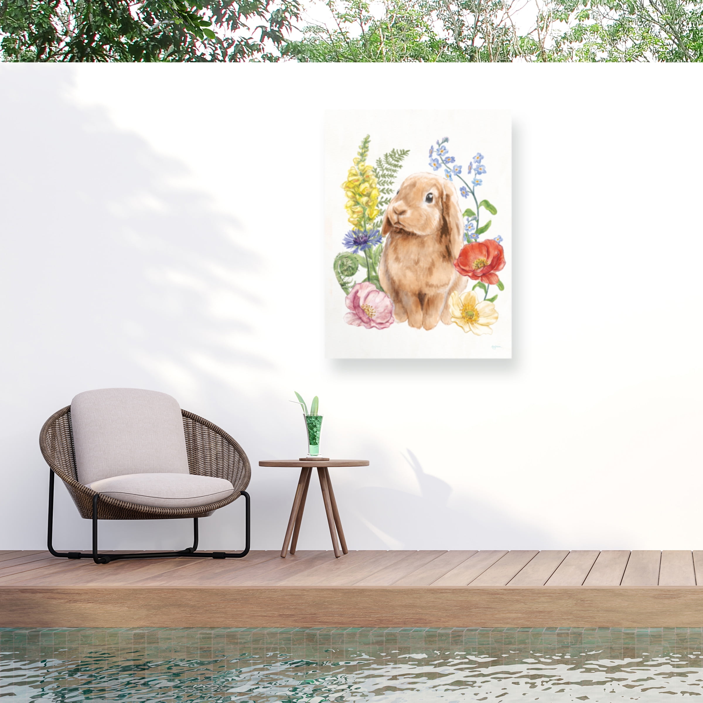Mary Urban 'Sunny Bunny I' Outdoor Canvas