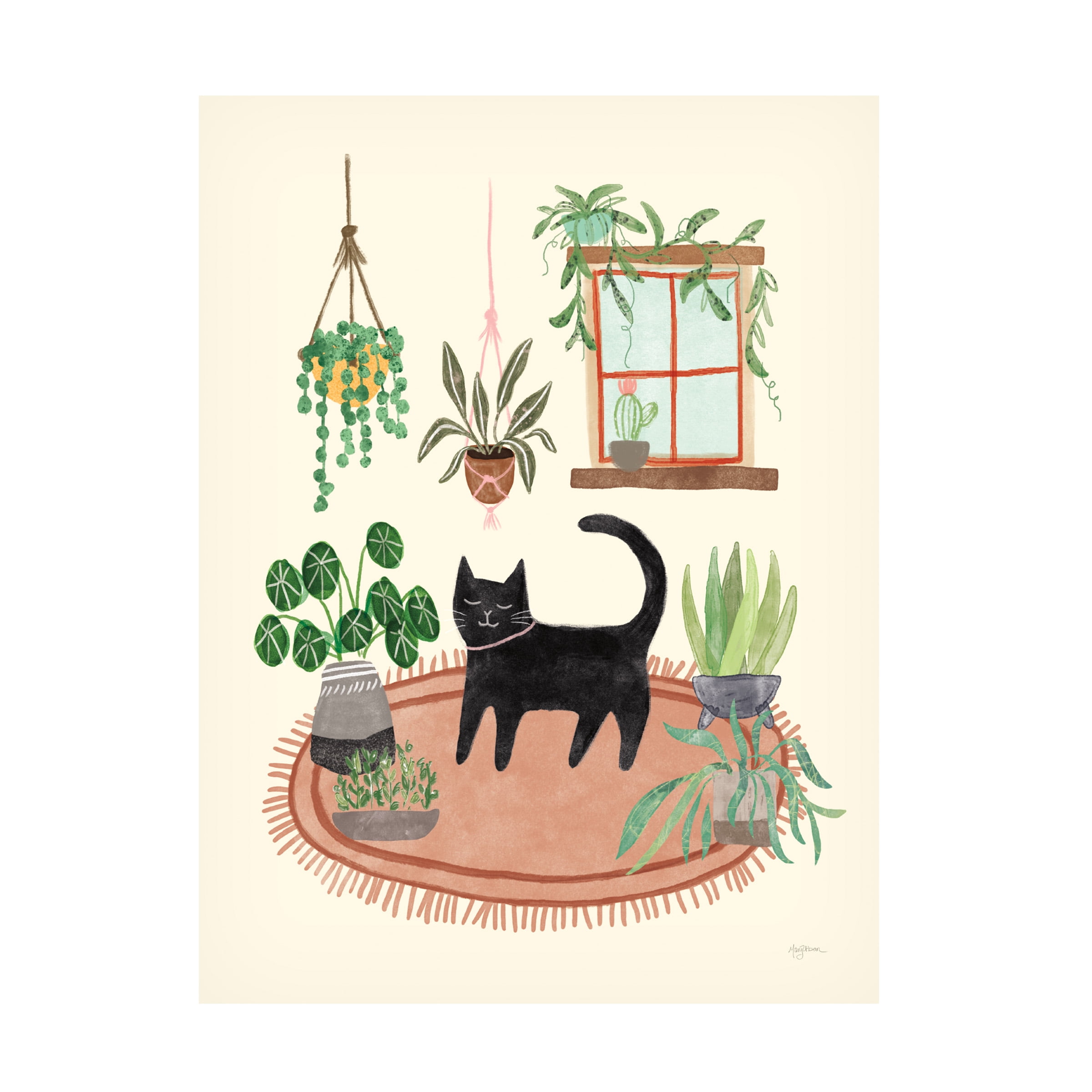 Mary Urban 'Urban Jungle IV' Canvas Art