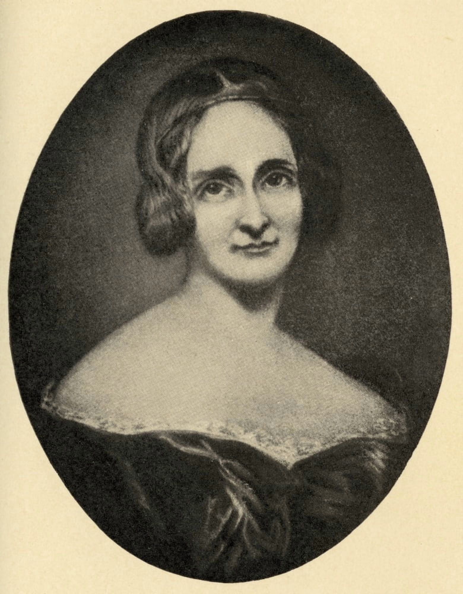 Mary Wollstonecraft Shelley 1797-1861 English Novelist From An Engraving By Richard Rothwell Canvas Art - Ken Welsh Design Pics (26 x 34)