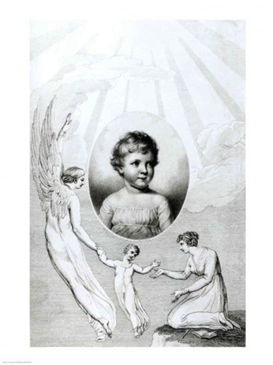 Mary Wollstonecraft Shelley Canvas Art - William Blake (18 x 24)