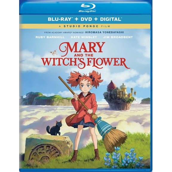 Mary and the Witch's Flower (DVD + Digital) [Blu-ray]