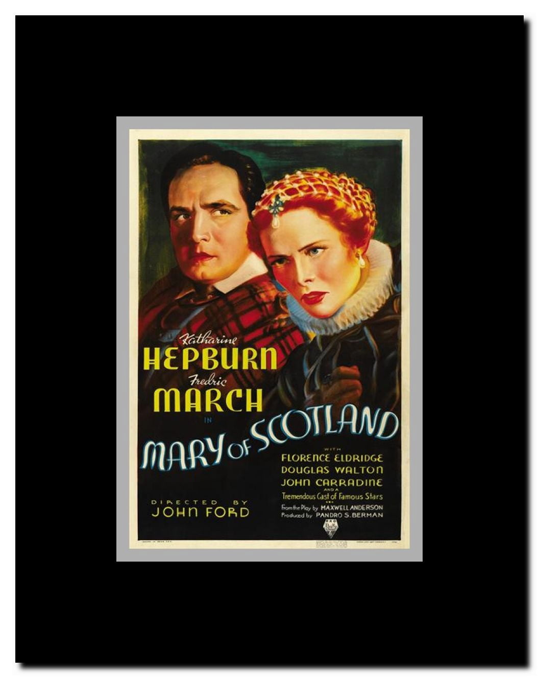 Mary of Scotland Framed Movie Poster