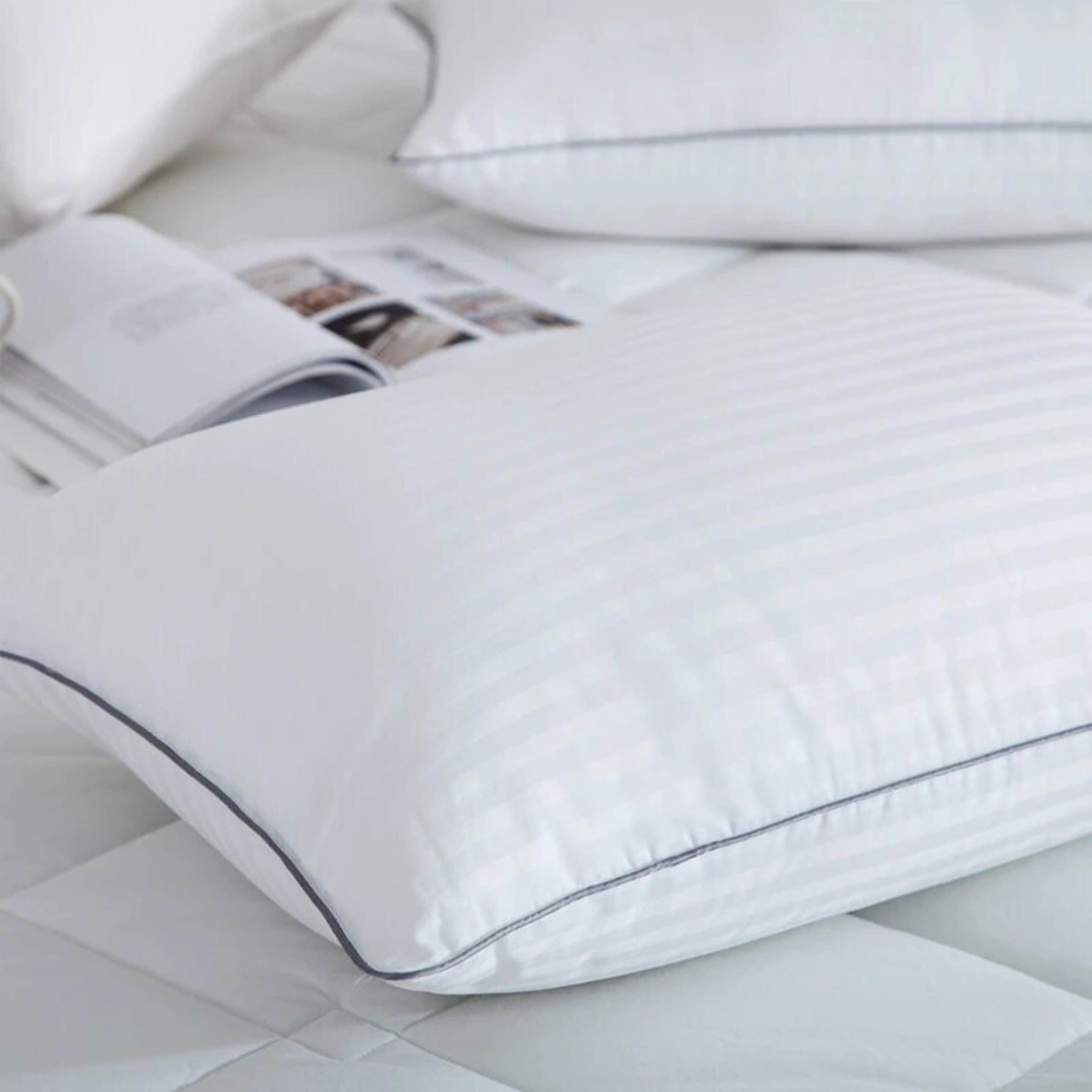 Set of 2 Travel Size SureGuard Pillow Protectors - 100% Waterproof, Bed Bug  Proof, Hypoallergenic - Premium Zippered Cotton Terry Covers 