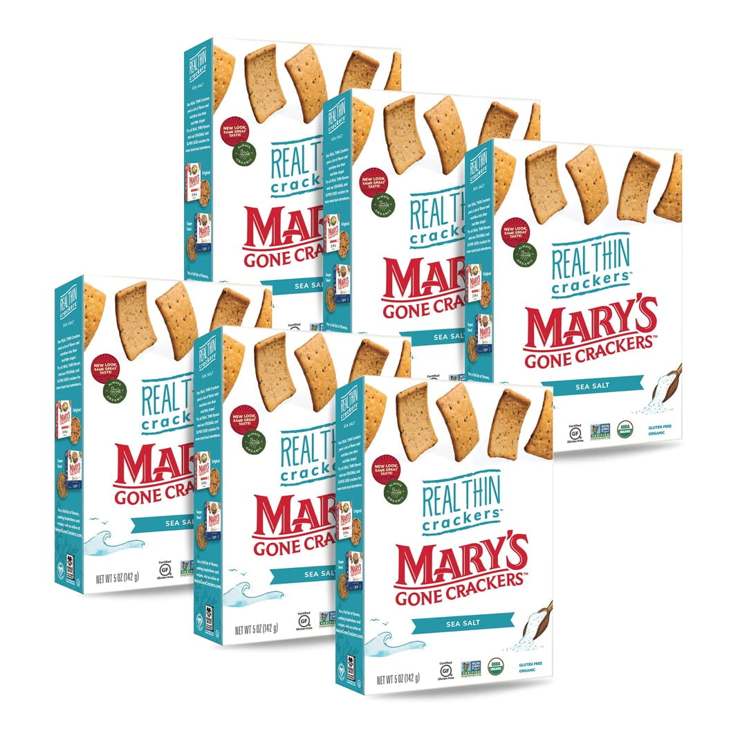 Mary's Gone Crackers™ Organic & Gluten Free Sea Salt Real Thin Crackers, 5  oz - Ralphs