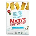 thumbnail image 1 of Mary's Gone Crackers, Real Thin Crackers, Sea Salt, 5 oz (142 g)(Pack of 2), 1 of 5