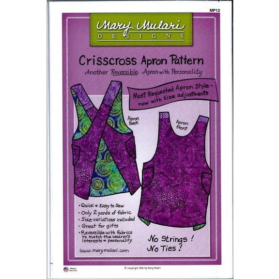 Mary Mulari Crisscross Apron Ptrn