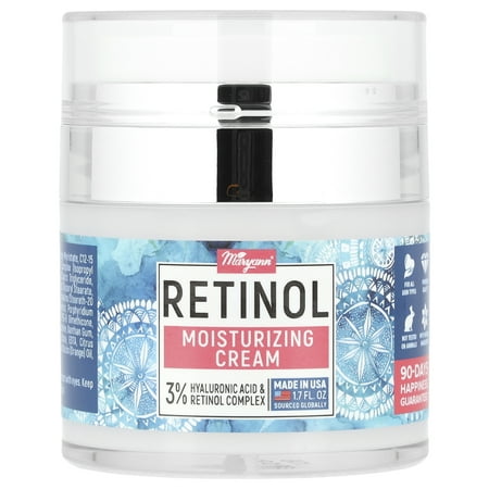 MaryAnn Organics Retinol, Moisturizing Cream, 1.7 fl oz (50 ml)