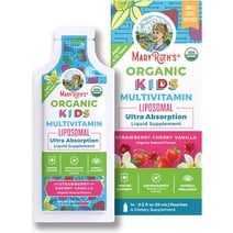 MaryRuth Organics | USDA Organic Multivitamin for Kids | Liquid Vitamins | Immune Support Supplement | Vegan | 14 Pack