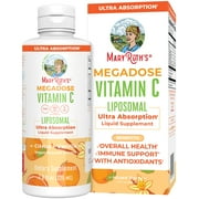 MaryRuth Organics | Vitamin C Liposomal for Women and Men | 500mg Liquid Supplement | Skin Health and Immune Support | Vegan, Non-GMO, Sugar-Free | 7.6 fl oz