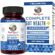 MaryRuth's 3-in-1 Complete Gut Health SCFA Butyrate Capsules Vegan Dairy-Free for Digestive Health, Unisex, Adults Ages 18+, 60 Count