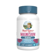 MaryRuth Organics Adult Magnesium Calm Gummies for Bone and Joint Health, Mineral Supplements, Hibiscus, 30 Count