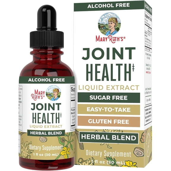 MaryRuth's Alcohol-Free Herbal Tincture Drops with Claw Bark, Organic Ginger Root, and Organic Licorice, Unisex, 1 fl oz