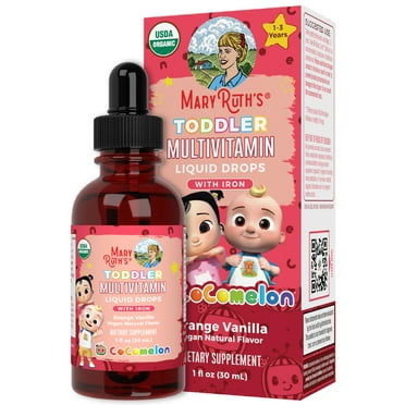 MaryRuth's Toddler Multivitamin Liquid Drops, Organic, 1 fl oz