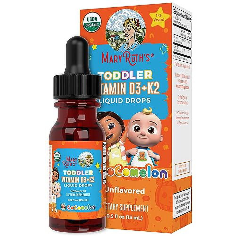MaryRuth's Vitamin D3 K2 Liquid Drops for Toddlers Vitamin
