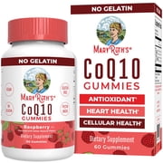 MaryRuth's CoQ10 Vegan Antioxidant Metabolism Gummies Raspberry, Adult, 60 Count