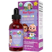 MaryRuth Organics Coco Toddler Elderberry Drops, Blueberry Raspberry, Unisex, Ages 1 - 3 years, 1 fl oz