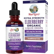 MaryRuth's Liquid Elderberry Tincture Drops, USDA Organic , Non-GMO, Vegan, Unisex, Ages 1+, 2 fl oz