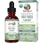 MaryRuth's Holy Basil Leaf Liquid Drops, Adaptogenic, Detox, Antioxidant, Vegan, Gluten-Free, Dairy-Free, Unisex, 1 fl oz