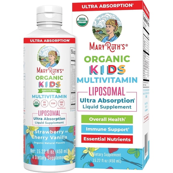 MaryRuth's Kids Vitamins Multi Sugar Free 2 Month Supply Kids Multivitamin Gummies for Ages 2+ Multivitamin for Kids Vitamins for Kids Vegan Only 1 Gummy a Day 60 Count
